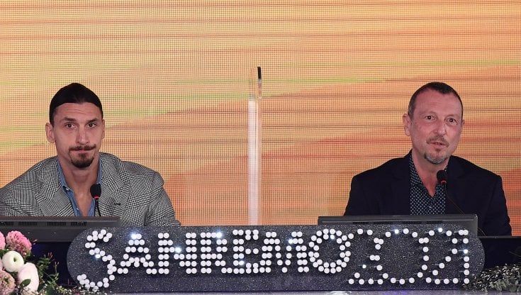 Sanremo 2021, entra in campo Ibrahimovic: "Spero di andare bene, magari cambio lavoro"
