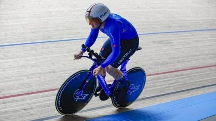 Matteo Bianchi (km da fermo) e il quartetto donne ori europei a Zolder