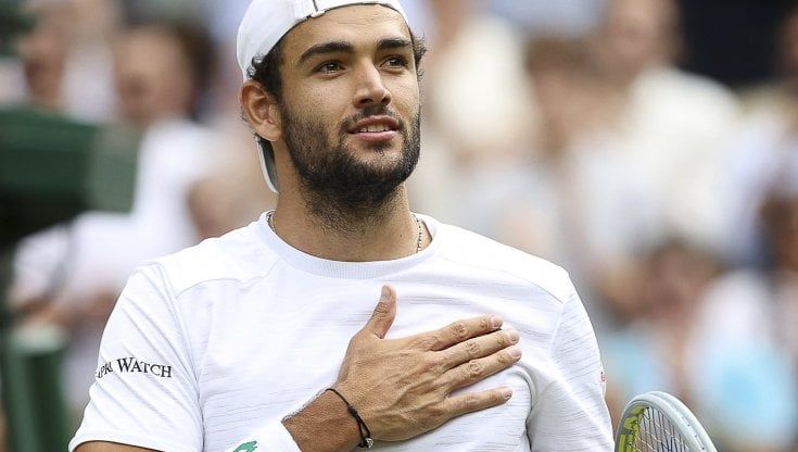 Berrettini cuore viola, a Wimbledon sognando la Champions