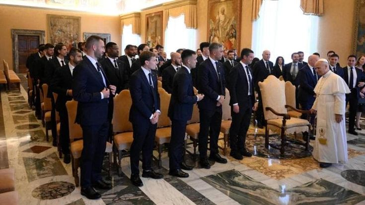 Il Papa ai giocatori dell’Inter: “Siate un modello per i giovani”