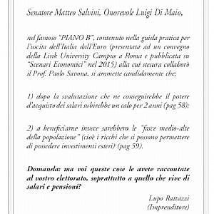Governo, la domanda (retorica) di Rattazzi: "Cari Salvini e Di Maio ma avete spiegato l'Italexit ai vostri elettori?"