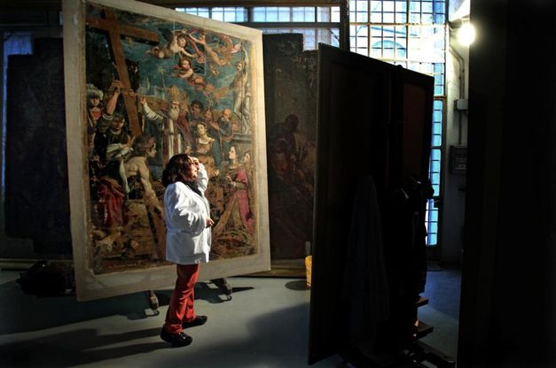 Il capolavoro dell'Aquila rivive<br />grazie ai restauratori piemontesi Nicola
