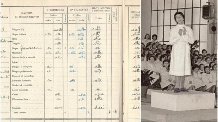 Le pagelle di Mariangela Melato alle elementari: 8 in italiano, 7 in matematica e quell’avversione per i “lavori donneschi”