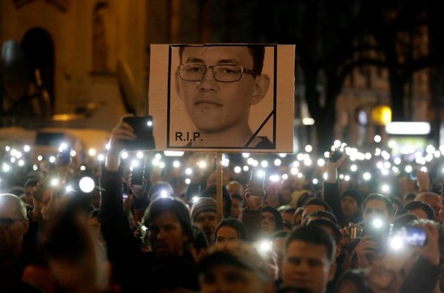 Slovacchia in piazza a un anno dalla morte di Jan Kuciak