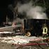 Trivella incendiata a Susa<br />durante manifestazione no Tav