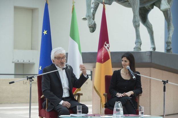 Natale di Roma, Raggi premia Gigi Proietti in Campidoglio
