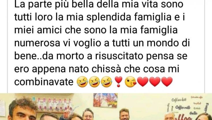 Fabio, uscito dal coma dopo un terribile incidente, ringrazia tutti: "Sono da morto a resuscitato..."