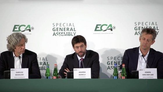 Eca, Agnelli: "Riforma Champions? Nulla è deciso, processo lungo"