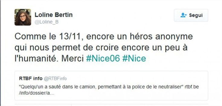 Strage Nizza, l'omaggio e la ricerca in rete dell'eroe anonimo: "E' saltato sul camion"
