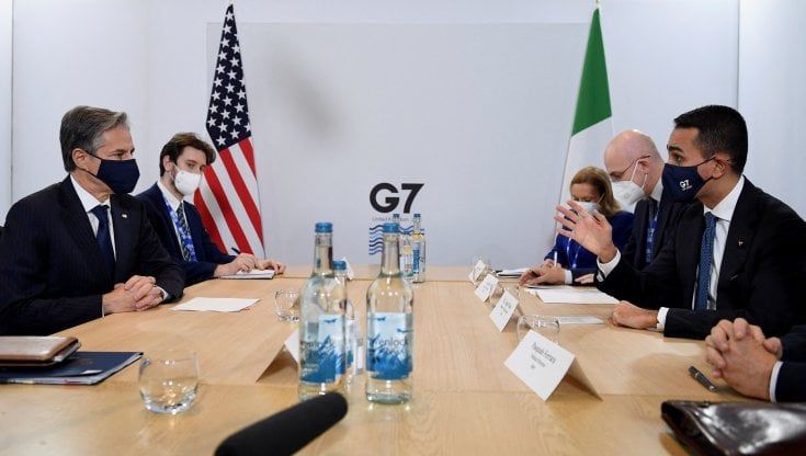 G7 ministri degli Esteri, arriva un doppio comunicato contro la Russia. E Di Maio ringrazia gli Usa per Zaky