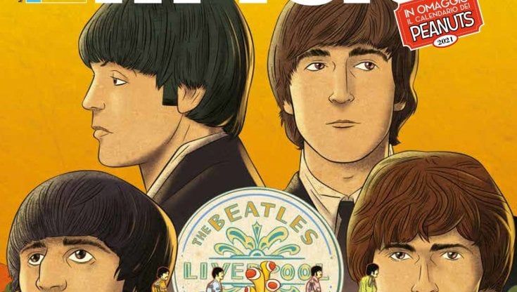 La copertina di Linus sui Beatles firmata dal palermitano Algozzino