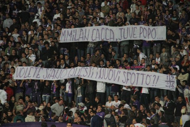 Firenze, in curva l'insulto "soft"