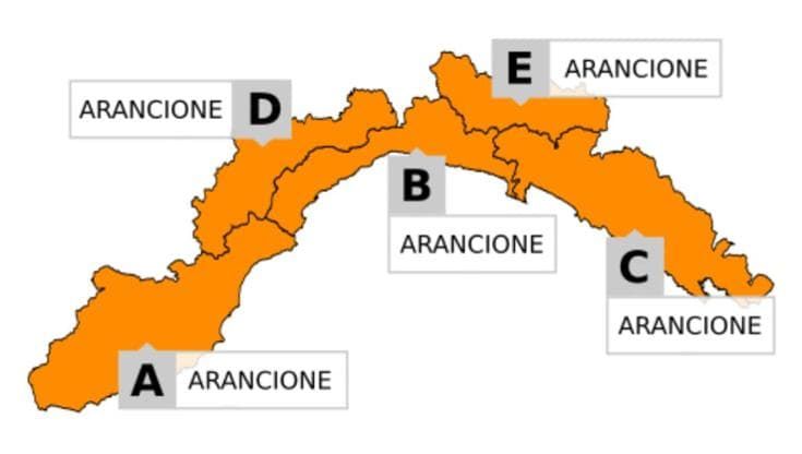 Inizia con l’allerta arancione l’autunno in Liguria