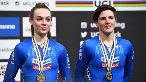 Ciclismo, Mondiali pista: Consonni e le ragazze nel Madison, altri due bronzi per l'Italia