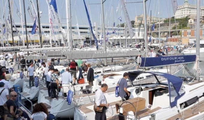 Salone di Genova, una piazza sul mare