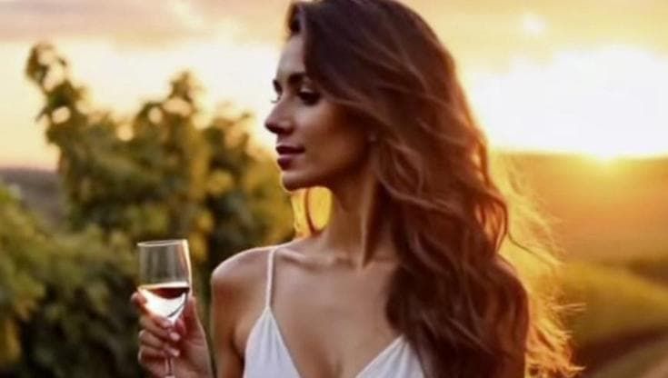 L’influencer virtuale, scollata e ammiccante, che annacqua il racconto del vino