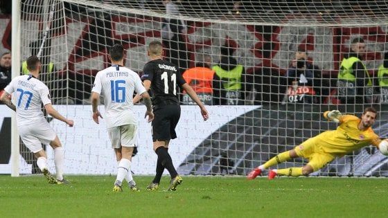 Eintracht-Inter 0-0: Brozovic sbaglia un rigore, tutto rimandato al Meazza