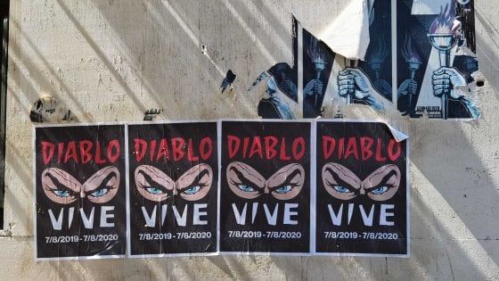 Diabolik, un anno dopo l'omicidio: a Roma manifesti per Fabrizio Piscitelli