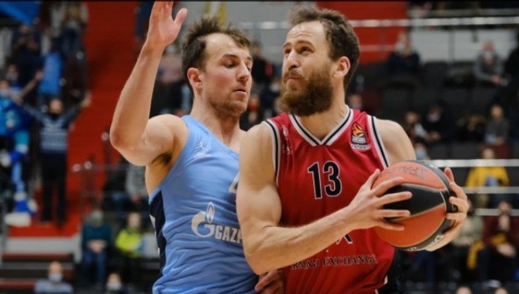 All'Olimpia non riesce la rimonta: lo Zenit vince 70-79