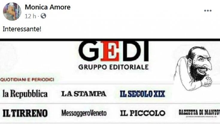 Torino, post antisemita contro il gruppo Gedi da consigliera comunale M5s. La condanna di Di Maio e Appendino: "Grave e inaccettabile"