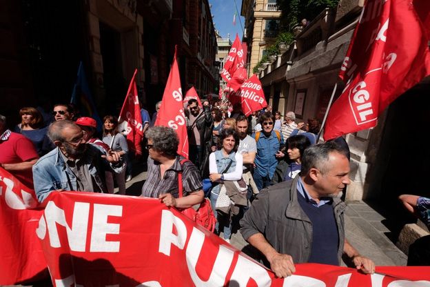 Genova, migliaia in piazza per lo sciopero della Pubblica Amministrazione