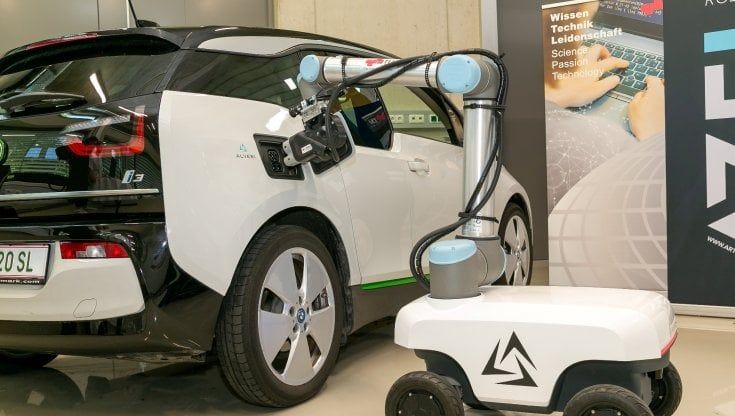 Ricaricare l’auto elettrica? Ci pensa il robot