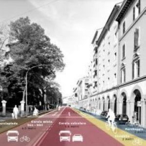 Bologna, nuove corsie ciclabili su via Saragozza e via Casarini