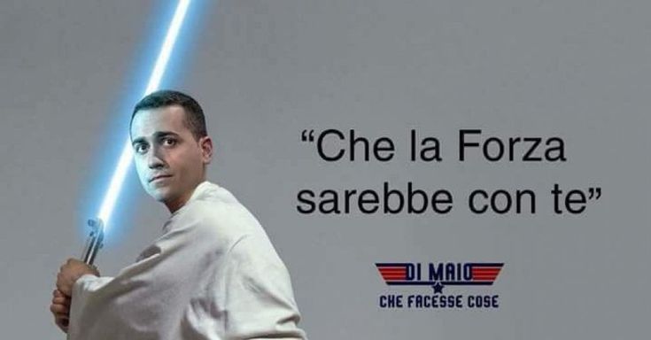 "Che la forza sarebbe con te", fotomontaggio e parodia per Di Maio