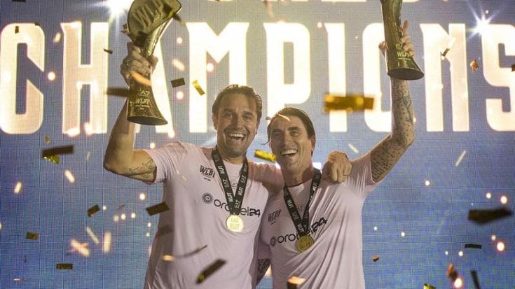 EA7 World legends padel Tour, Luca Toni e Luca Ceccarelli campioni del mondo