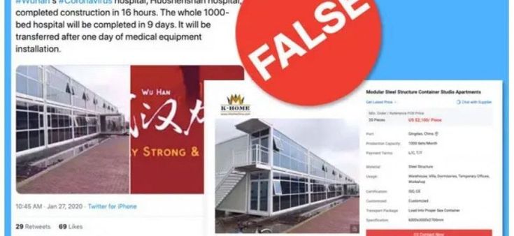 L'ospedale record e le altre social balle sul coronavirus