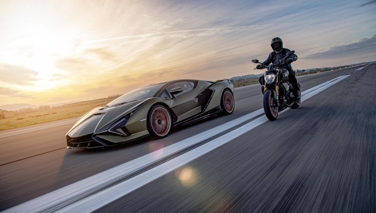 Ducati e Lamborghini per "la moto del diavolo"
