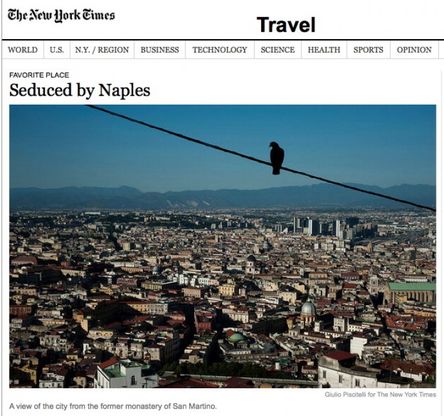 L'inviata del New York Times<br />"Sedotta da Napoli"