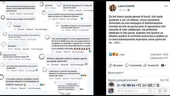 Frasi sui ristoratori, valanga di insulti sessisti e minacce di morte contro la viceministra Castelli su Facebook 