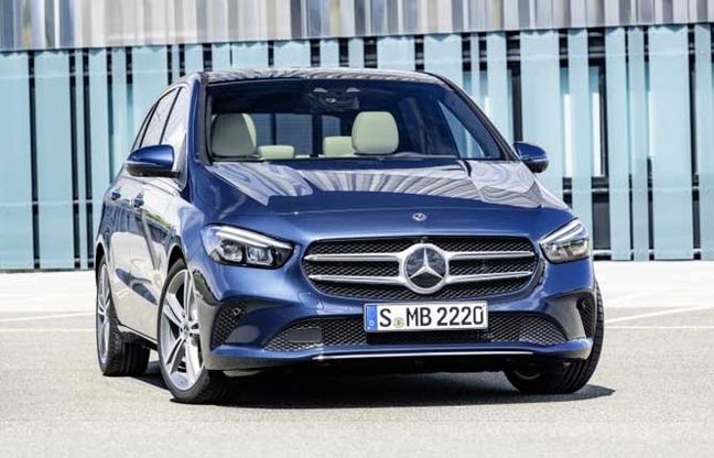 Mercedes Classe B sulla rampa di lancio