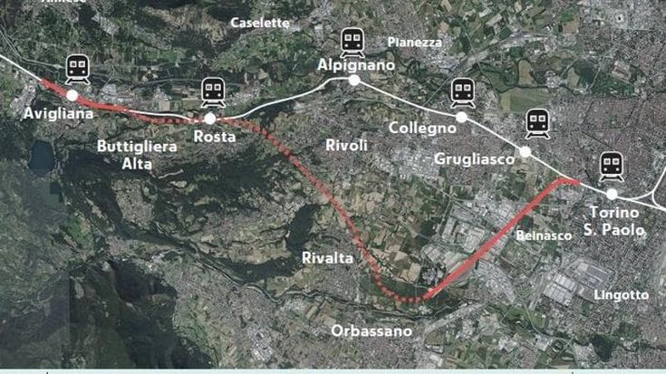 Da Avigliana a Orbassano, i 24 chilometri diventati il nuovo fronte della Tav