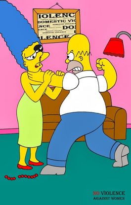 Dai Simpson a Biancaneve, occhi neri contro la violenza sulle donne