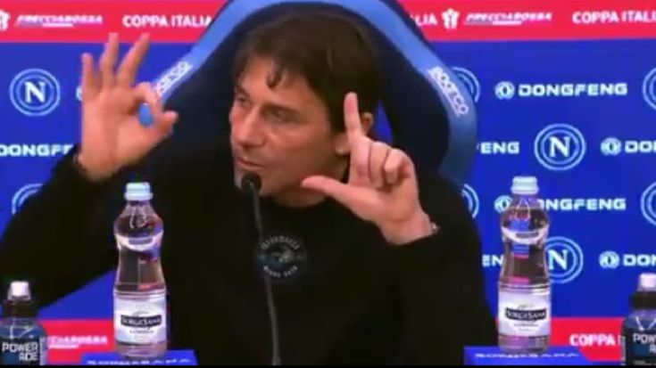 Conte rischia l’inchiesta per l’insulto all’arbitro Manganiello. La risposta con un gesto alla Mou