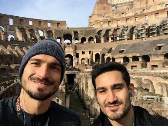 I campioni del mondo della Germania in "vacanza" a Roma