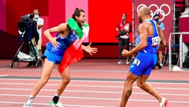 Tamberi e Jacobs oro nel salto in alto e nei 100 metri: i dieci storici minuti dello sport italiano