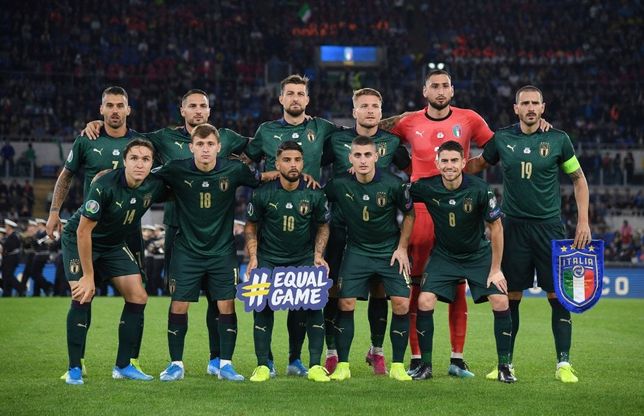 Italia-Grecia, la Nazionale in maglia verde