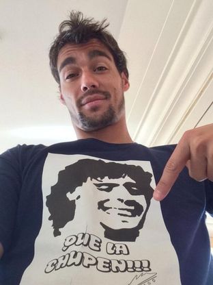 Coppa Davis, e Fognini cita (e indossa) Diego Maradona
