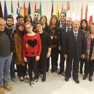 Bruxelles, il parlamento europeo accoglie i "Caschi blu del mare"
