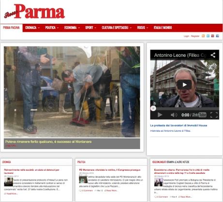 Arriva "RossoParma"<br />nuova testata online
