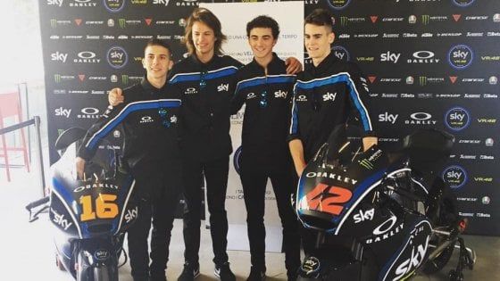 Il team Sky pronto al salto in Moto2 con la benedizione di Valentino