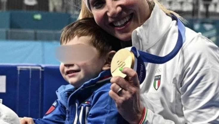 Francesca Lollobrigida, l'oro e poi la corsa ad abbracciare il figlio