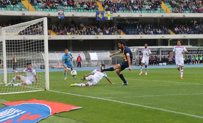 Verona-Catania, il film della partita