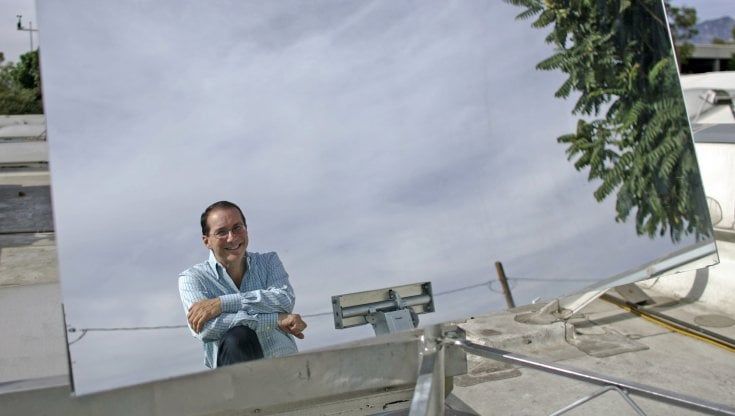 Gli specchi di sole dell'Archimede della California
