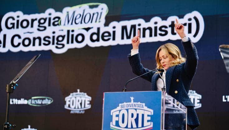 Atreju non basta, Meloni e il centrodestra sono in calo