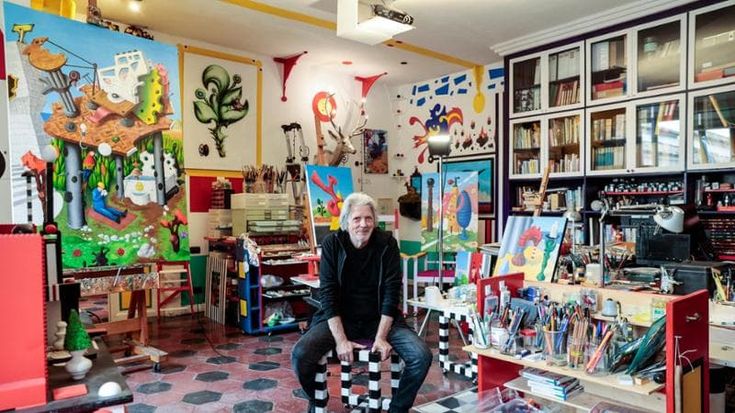 Al Pantheon la open house di Luigi Serafini: “La mia casa museo da fiaba ora a rischio sfratto”