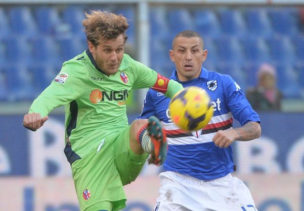Sampdoria-Bologna 1-1<br />Alino segna ma non esulta
